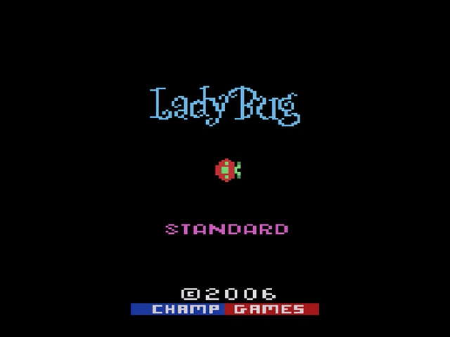 Lady Bug (Homebrew) — Title screen